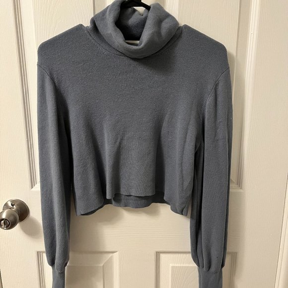 Aritzia Knit Turtleneck Crop - Picture 1 of 4